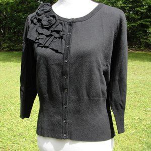 Vintage ELLE Light Weight Button Front Cardigan